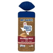Mrs Baird's 100% Whole Wheat Bread, 20 oz