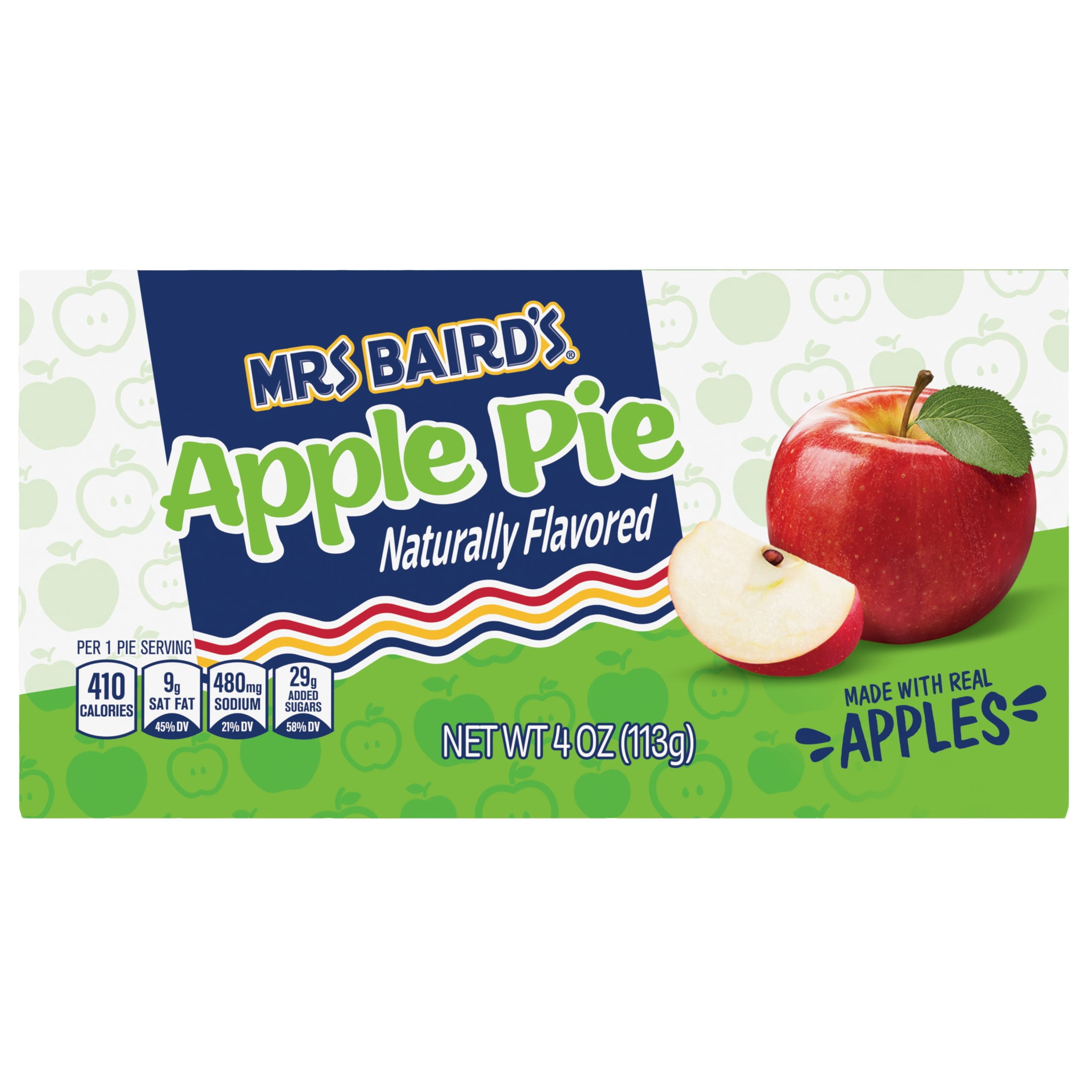 Mrs Baird's Apple Pie, 4 oz, Mini Pies, Box