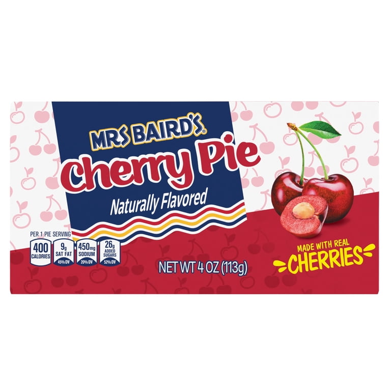 Mrs Baird's Cherry Pie, 4 oz, Mini Pies, Box - Walmart.com