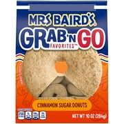 Mrs Baird's Grab 'n Go Favorites Cinnamon Sugar Donuts, 10 oz, Donuts, Bag