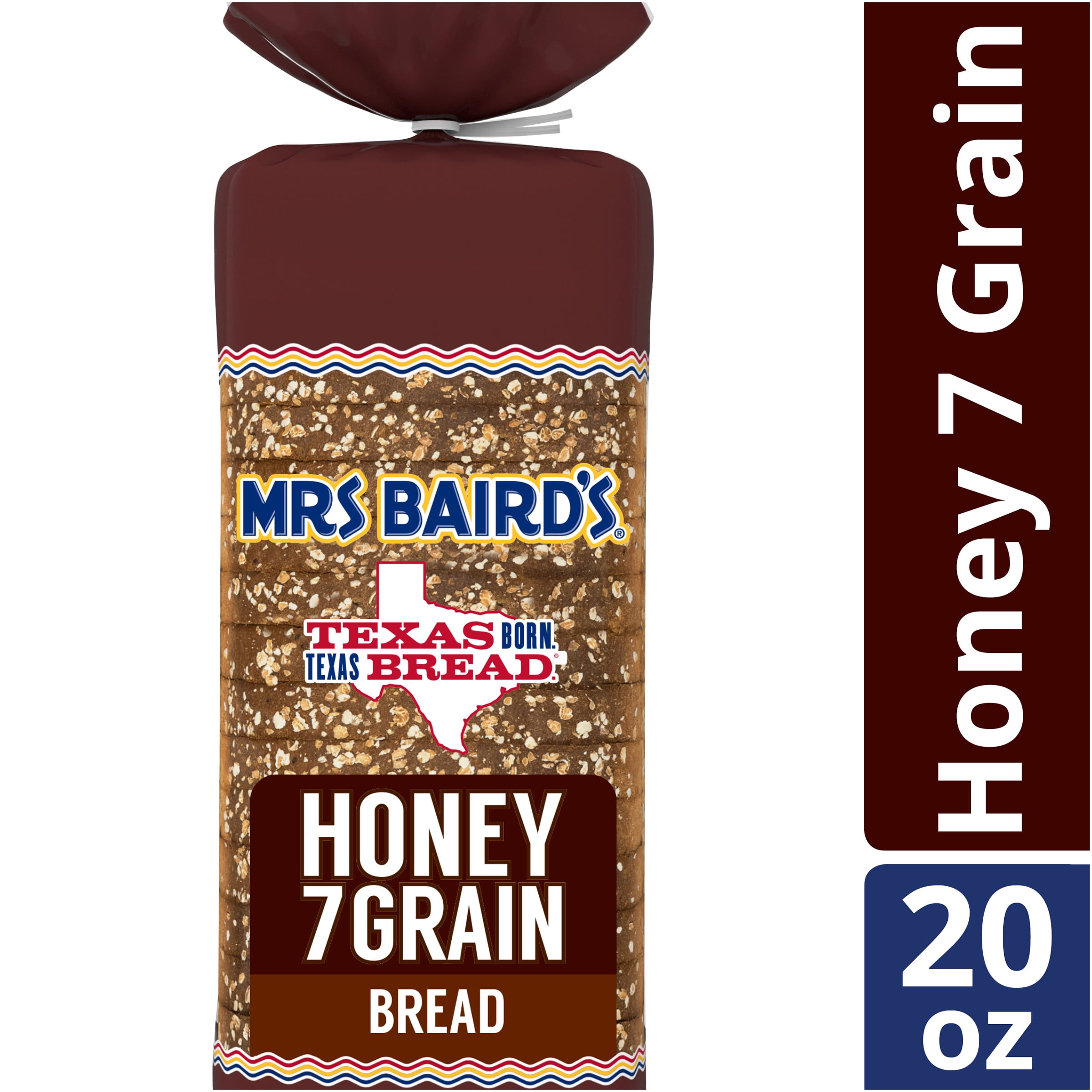 Mrs Baird's Honey 7 Grain Bread, 20 oz