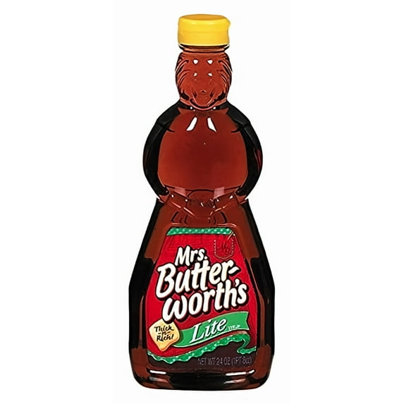 Mrs. Butterworth's Lite Syrup 24 fl oz (Pack of 84)