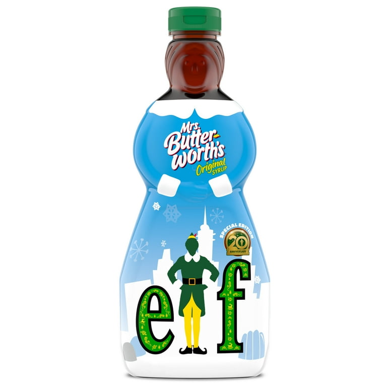 Mrs. Butterworth's Original Pancake Syrup, Elf Special Edition, 24 fl oz