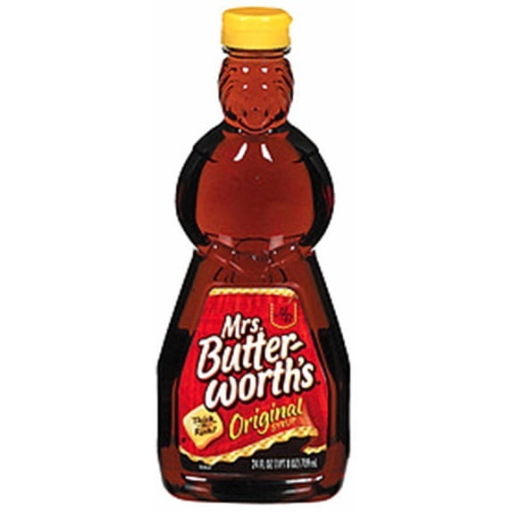 Mrs. Butterworth's Original Syrup 24 fl oz Bottle (Pack of 24)