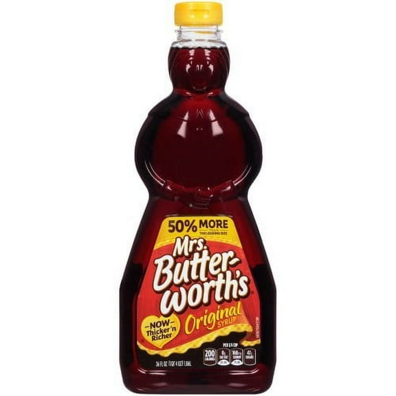 Mrs. Butterworth's Original Syrup (Pack of 48)