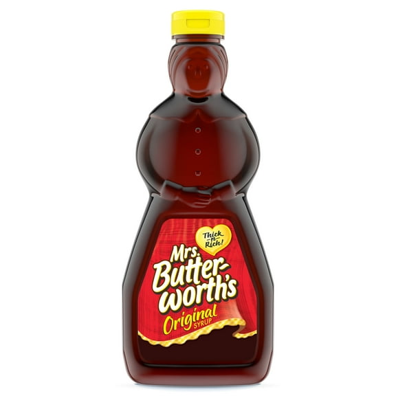 Mrs. Butterworth's Original Thick N Rich Pancake Syrup, 24 Fl oz Bottle(2 Packs)