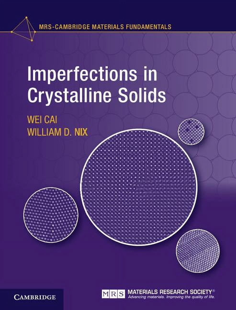 Mrs-Cambridge Materials Fundamentals Imperfections in Crystalline ...