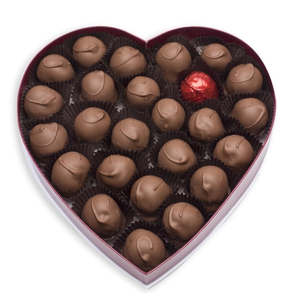 Mrs. Cavanaughs 1 lb. Cherry Cordial Milk Chocolate Heart Shaped Box