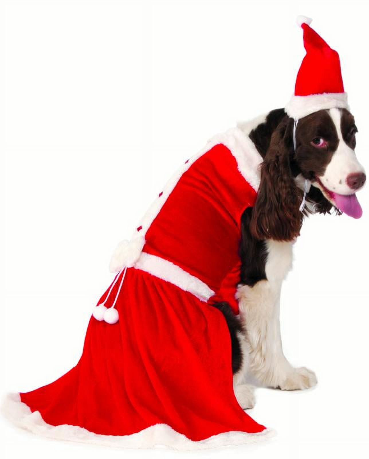 big dog christmas dress Mrs. Claus Cute Funny Fancy Up Halloween Pet Costume dog elf costume