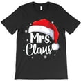 thumbnail image 1 of Mrs. Claus Christmas Funny Couples Matching His And Her Pajama Graphic - High Quality, H2254 T-Shirt, for Men and Women, Up to Size 5XL, 1 of 2