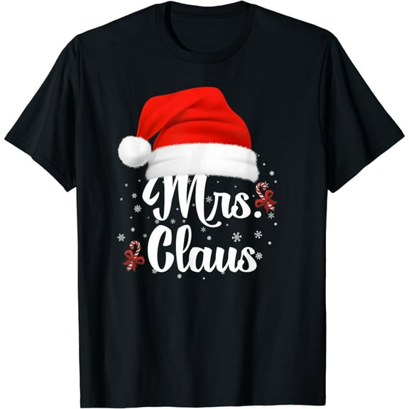 Mrs Claus Mr Claus Christmas Couples Matching Family Gifts T-Shirt