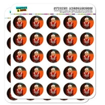 Mrs Claus with Mistletoe Santa Christmas Holiday Planner Calendar Scrapbooking Crafting Stickers