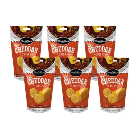 Mrs. Cubbison's Cheese Crisps Great for Snacking and Salad Topper - Cheddar Flavor, 1.98 Ounce (Pack - 6)