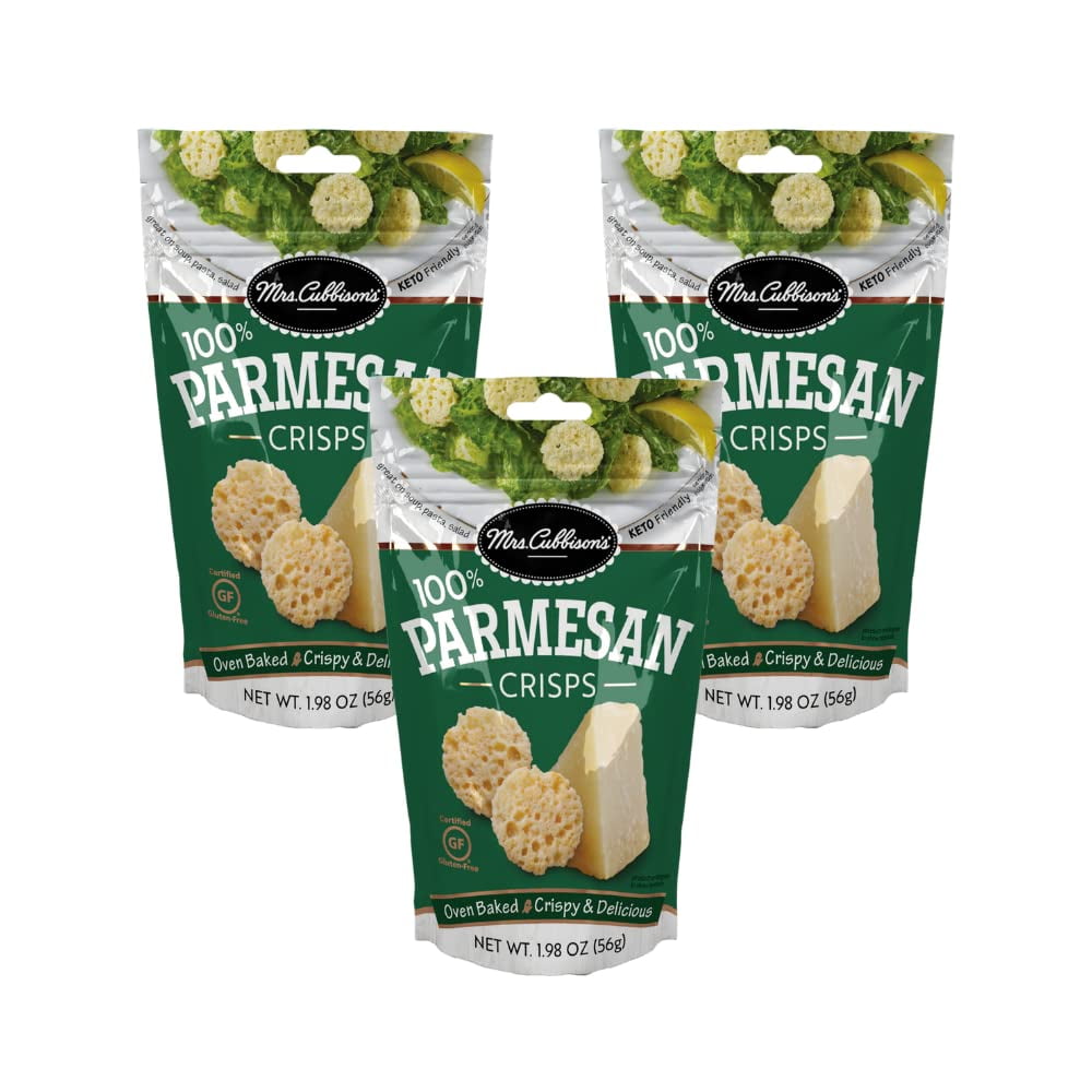 Mrs. Cubbison's Cheese Crisps Great for Snacking and Salad Topper