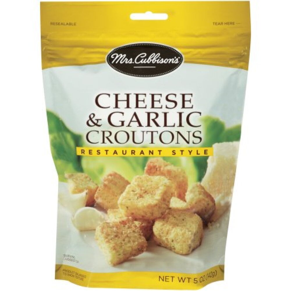 Mrs. Cubbison's Cheese & Garlic Croutons Restaurant Style 5 Oz (Pack of 20)