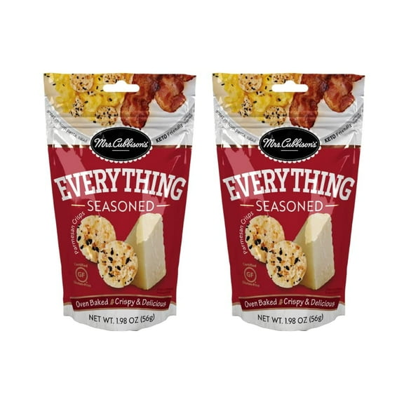 Mrs. Cubbison's Everything Seasoned Cheese Crisps, 1.98 oz (2-Pack)