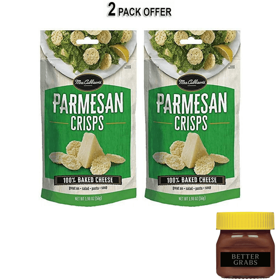 Mrs. Cubbison's Parmesan Cheese Crisps for Salad Toppings and Snacking, 1.98 OZ