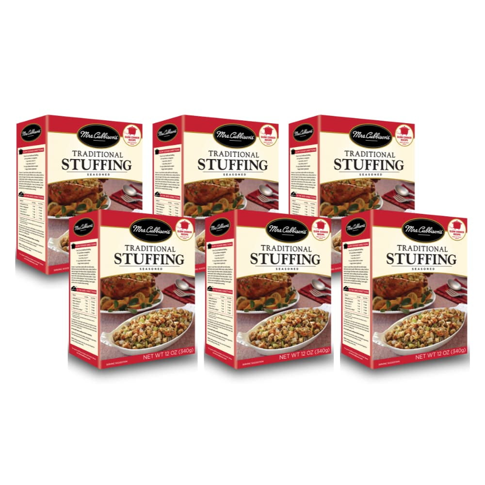 Mrs. Cubbison's Stuffing Mix, Traditional, 12 oz (Pack - 6) - Walmart.com