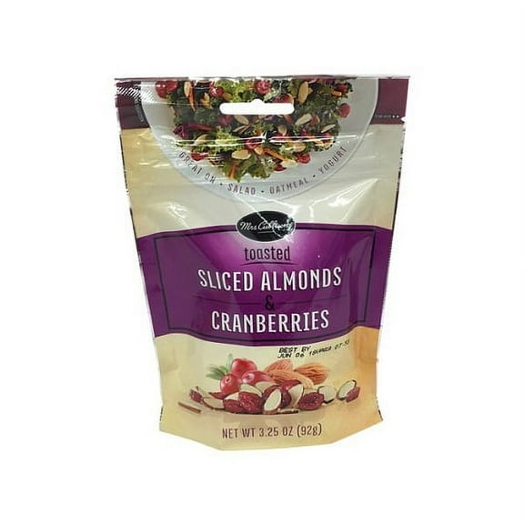 Mrs Cubbisons Kitchen Mrs Cubbisons Sliced Almonds & Cranberries, 3.25 oz