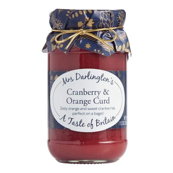 Mrs Darlington's Cranberry and Orange Curd 11.3 oz Pack of 4