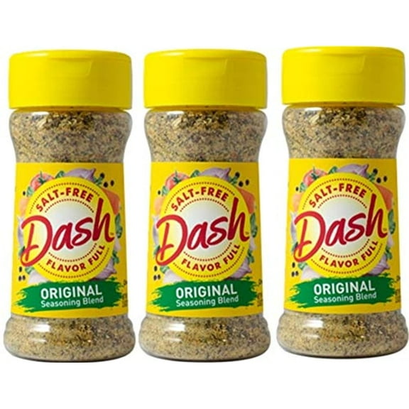 Mrs. Dash 00008 Salt-Free 2.5 Oz. Original Seasoning Blend (Pack Of 3); Versatile Blend Of 14 Herbs And Spices; Enhance The Flavor Of Chicken, Burgers, Vegeables And Your Favorite Soups And Salads