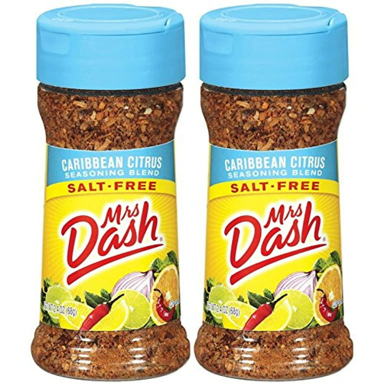Mrs. Dash Caribbean Citrus Seasoning Blend, 2.4 oz - Pack of 2