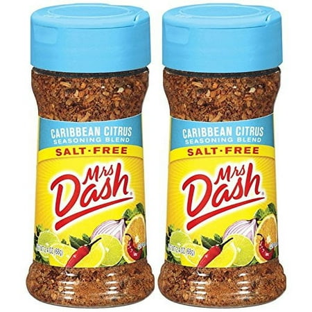Mrs. Dash Caribbean Citrus Seasoning Blend, 2.4 Oz - Pack of 2
