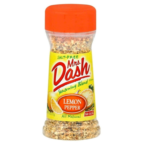 Mrs Dash Lemon Pepper Salt Free Seasoning Blend, 2.5 Oz, 3 pack