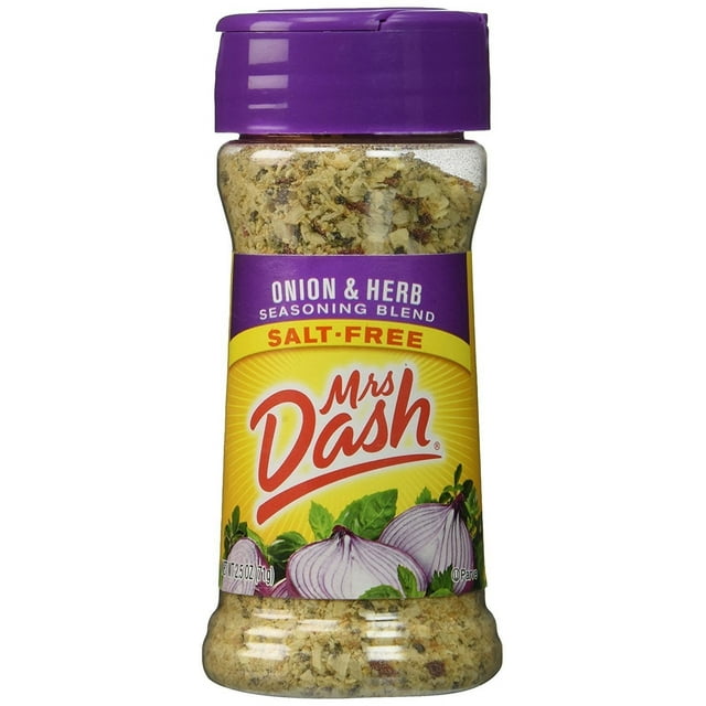 Mrs. Dash Onion & Herb All Natural Seasoning Blend 2.5 Oz Pack of 2