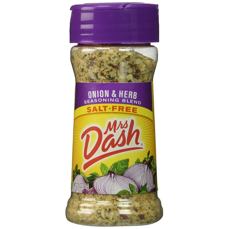 Mrs. Dash Seasoning Blends Variety Flavor 4 Pack 2.5 oz – Onion