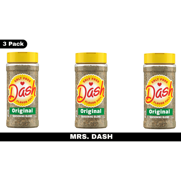 Mrs. Dash Original Seasoning, 10 oz Pack of 3, Salt-Free Herb & Spice Blend