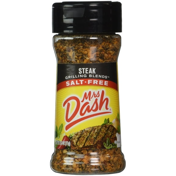 Mrs. Dash STEAK GRILLING HMF23 BLEND Salt-Free Seasoning 2.5oz (2-pack)