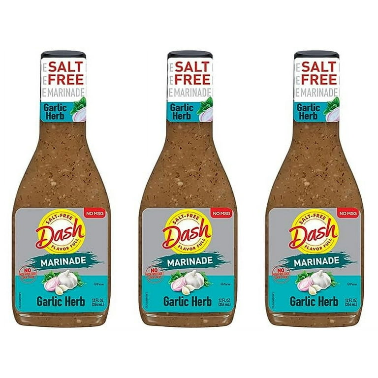  Mrs. Dash Marinade Salt-Free Pack of 3 Variety Pack 12oz :  Grocery & Gourmet Food