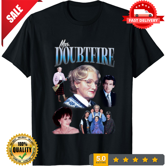 Mrs. Doubtfire 90's Bootleg T-Shirt, LIMITED EDITION-TH64760