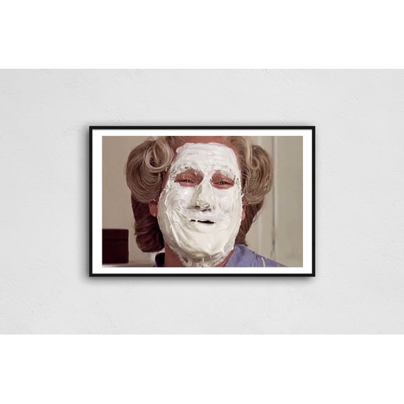 Mrs Doubtfire Face Mask Poster