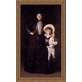 thumbnail image 1 of Mrs. Edward L. Davis and Her Son Livingston 24x40 Large Gold Ornate Wood Framed Canvas Art by John Singer Sargent, 1 of 2