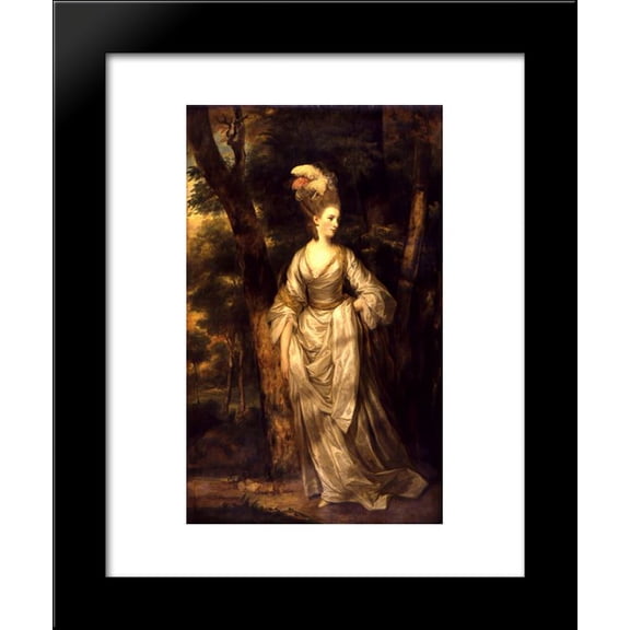 Mrs. Elizabeth Carnac 20x24 Framed Art Print by Reynolds, Joshua