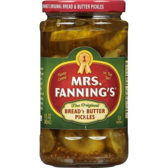Mrs. Fanning's Bread 'n Butter Pickles 12 oz Jar - 4 Pack
