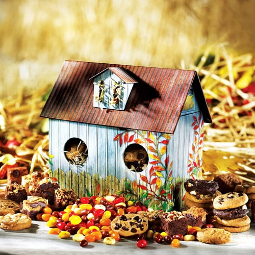 Mrs. Fields Autumn Birdhouse Gift Box