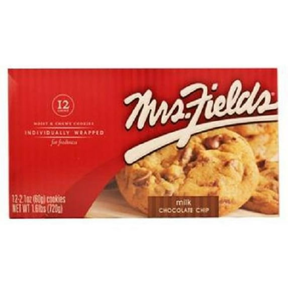 Mrs Fields, Milk Chocolate Chip, Count 12 - Cookie & Cracker / Grab Varieties & Flavors