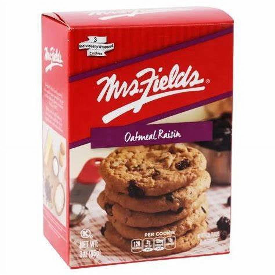 Mrs. Fields Oatmeal Raisin Cookies, 3 oz. (2 Pack)