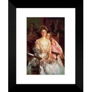 Mrs. Fiske Warren and Her Daughter Rachel 20x24 Framed Art Print by Sargent, John Singer