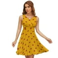 thumbnail image 1 of Mrs Fox's Dress Summer Street Style Dresses Female Sleeveless Printed Sundress, 1 of 7