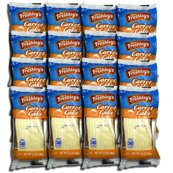 Mrs. Freshley's Iced Carrot Cake Value Pack 16 Count