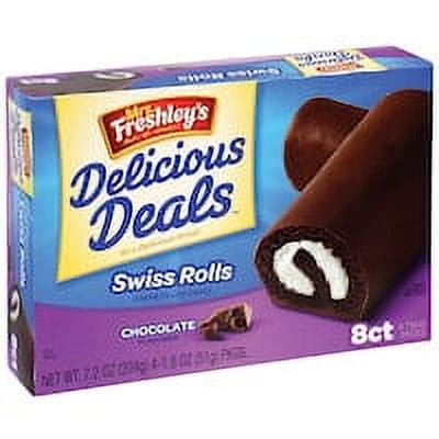 Mrs. Freshley's Swiss Rolls, 8-ct. (2 Pack)