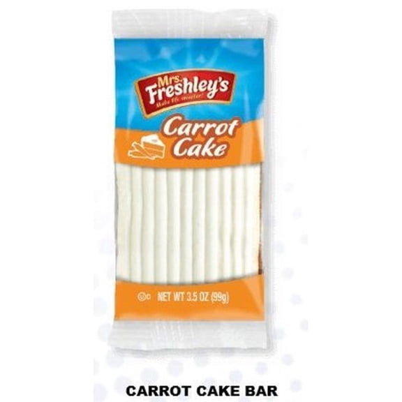Mrs.Freshleys Carrot Bar Cake, 3.5 Ounce -- 48 per case