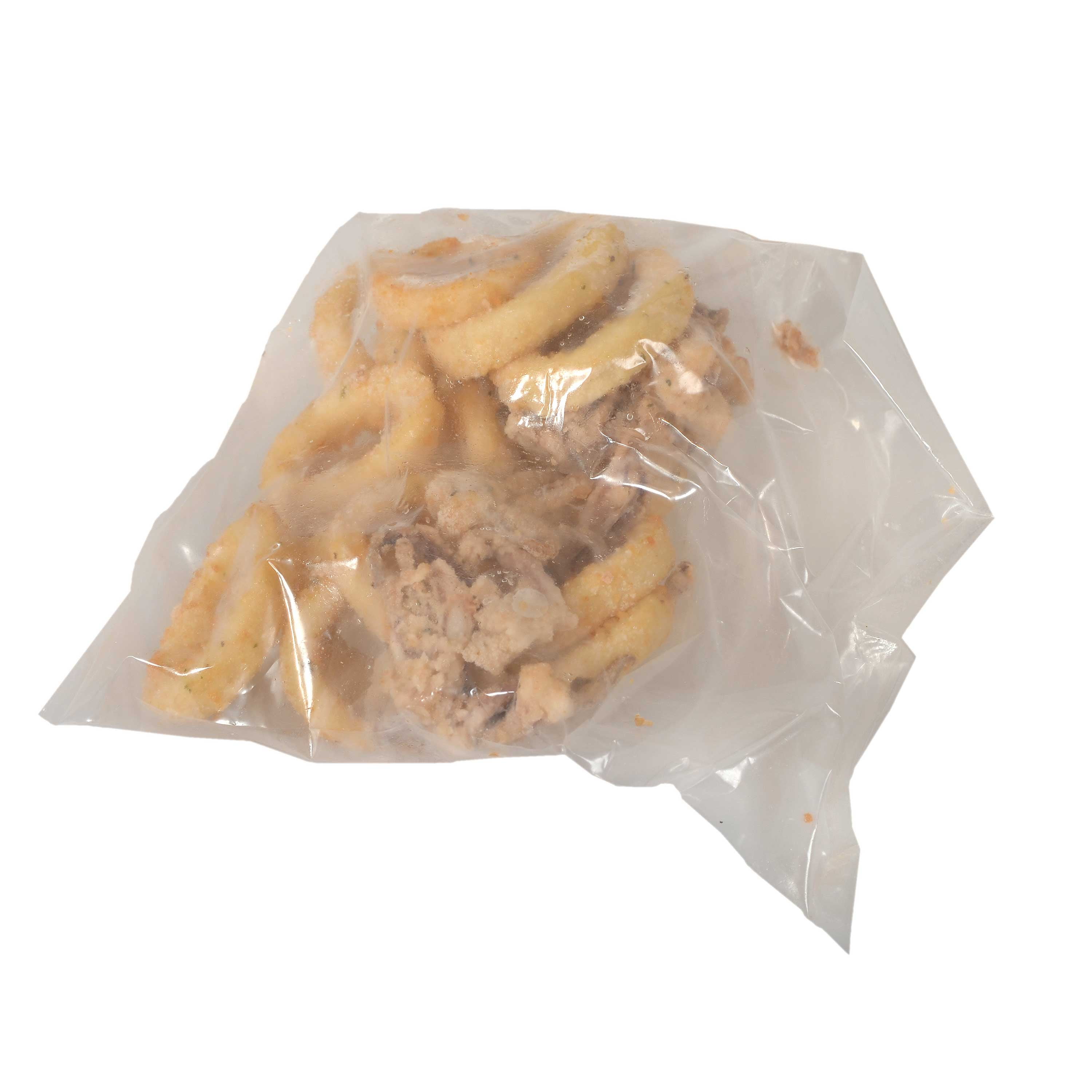 Mrs Fridays Breaded and Tentacle Calamari Ring, 2.25 pound 6 per case.
