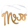 thumbnail image 1 of Mrs Gold Calligraphy Chair Sign - Home Decor - 1 Piece, 1 of 1