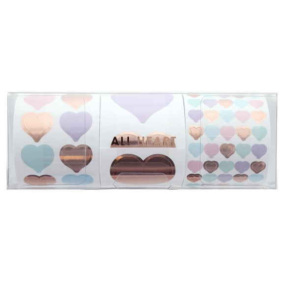 Mrs Grossman's Sticker 3 Roll Box All Heart