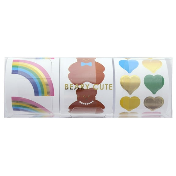 Mrs Grossman's Sticker 3 Roll Box Beary Cute